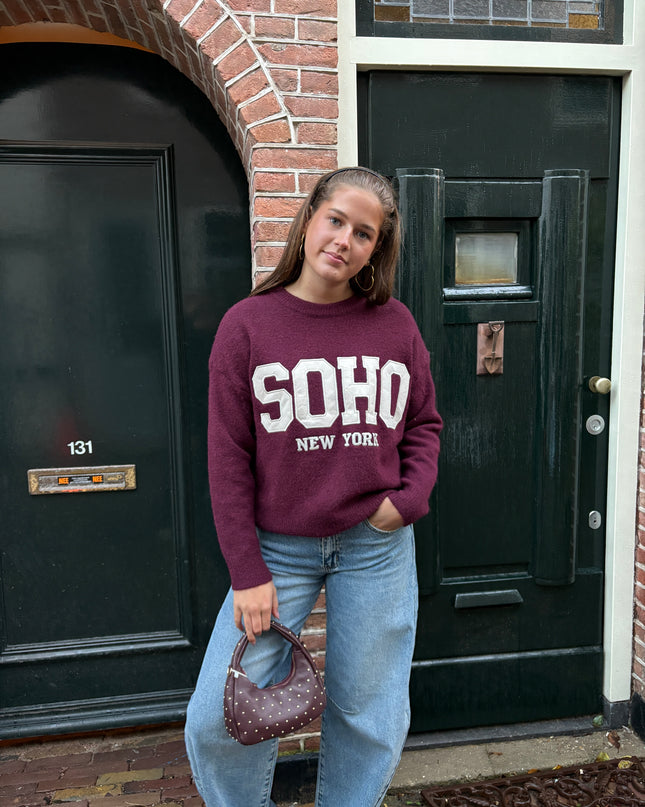 SOHO trui bordeaux