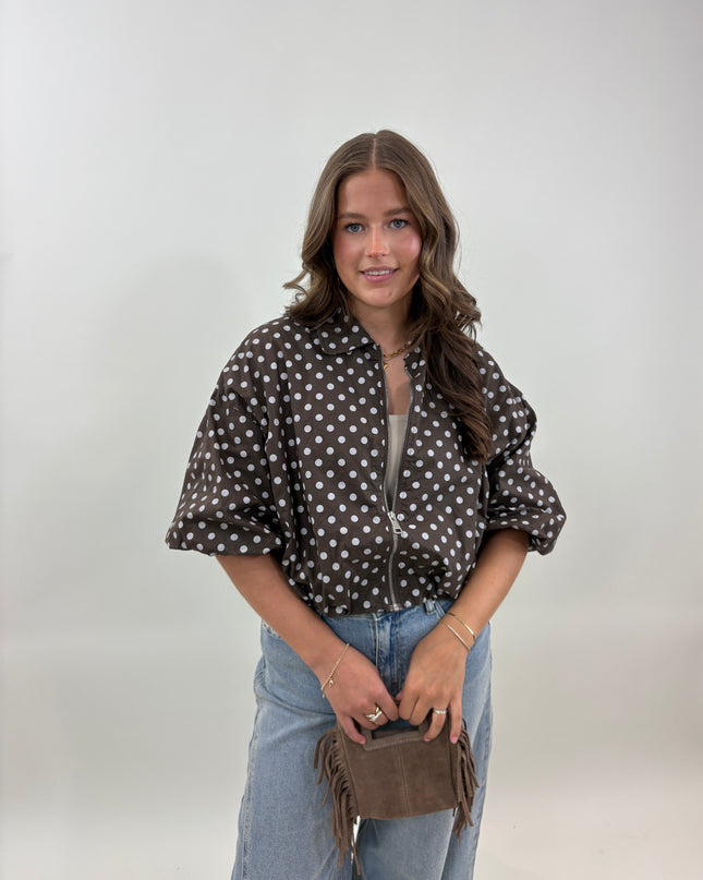  - Veerle jas bruin - Your Style Fashion