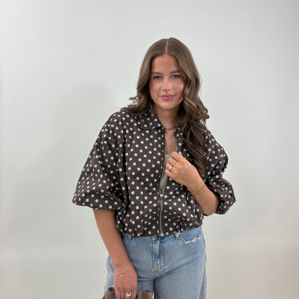 Veerle jas bruin