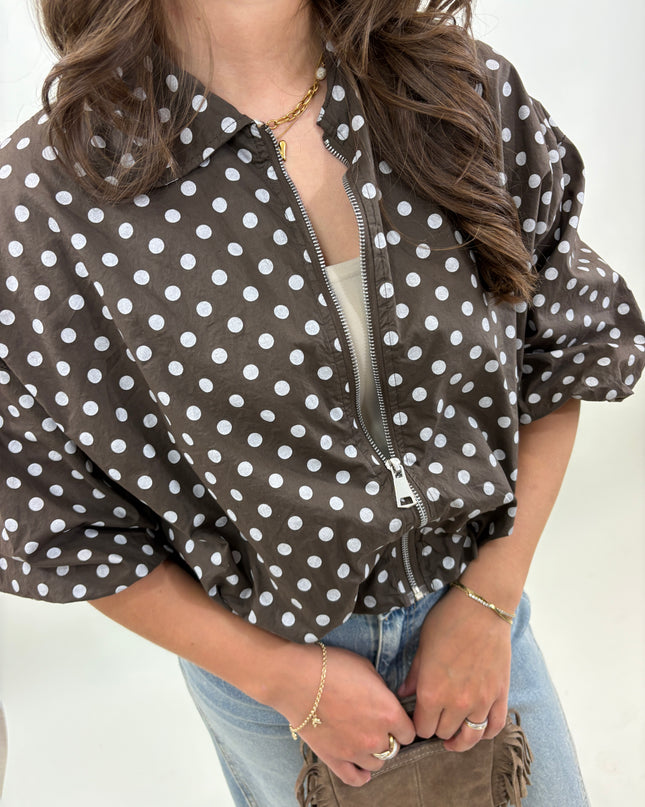  - Veerle jas bruin - Your Style Fashion
