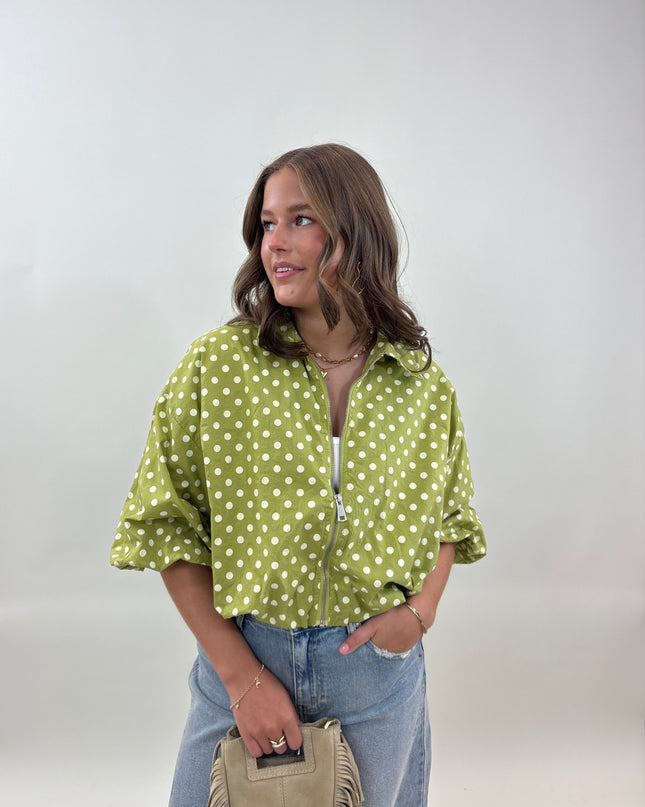  - Veerle jas matcha - Your Style Fashion