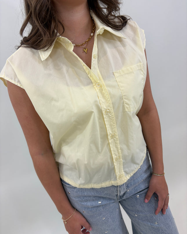  - Lena blouse geel - Your Style Fashion