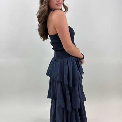 Sophia dress donkerblauw