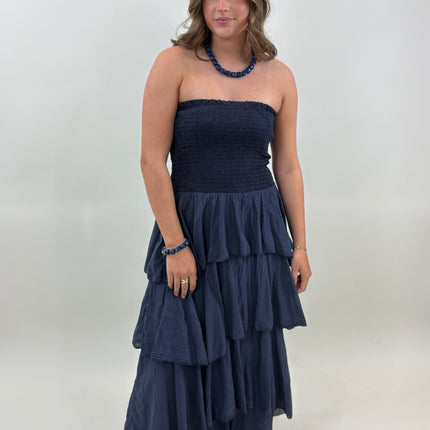 Sophia dress donkerblauw