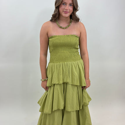 Sophia dress matcha
