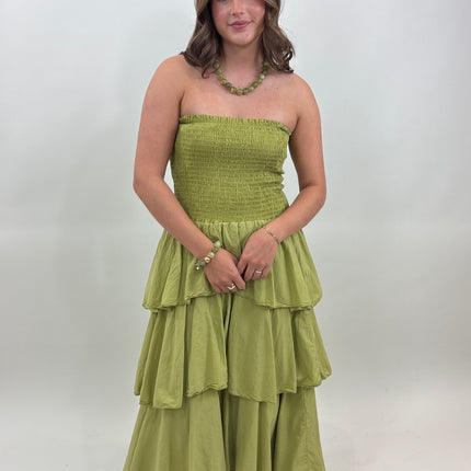 Sophia dress matcha