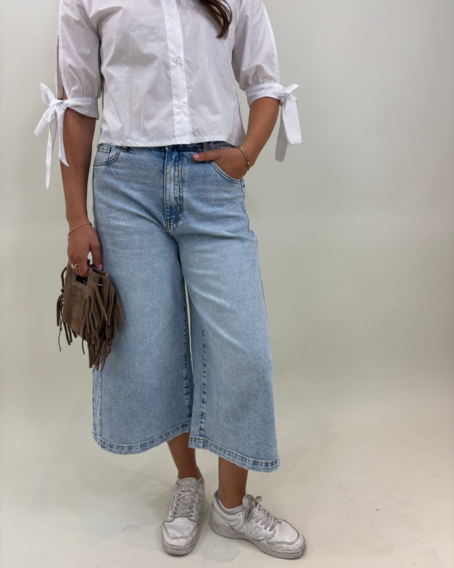  - Bermuda met bies | Queen Hearts - Your Style Fashion