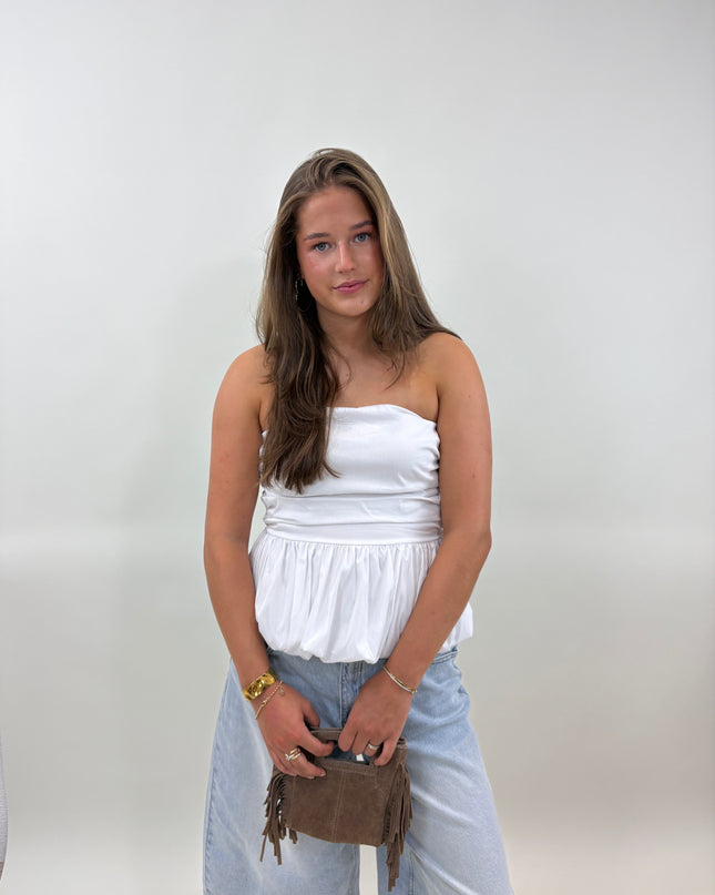  - Juul off-shoulder wit - Your Style Fashion