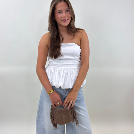 Juul off-shoulder wit