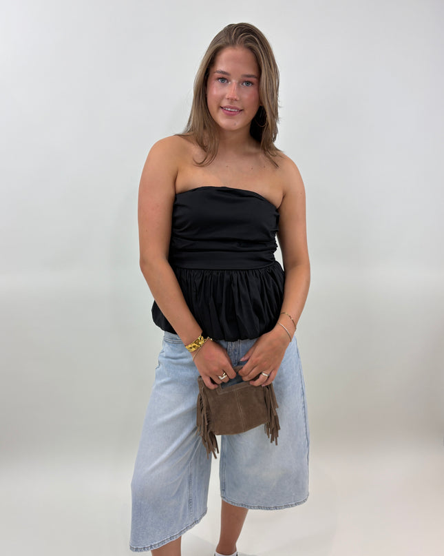  - Juul off-shoulder zwart - Your Style Fashion