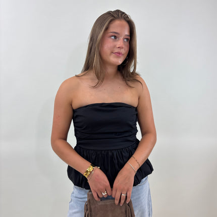 Juul off-shoulder zwart