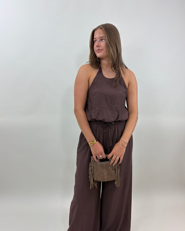  - Perla co-ord bruin - Your Style Fashion