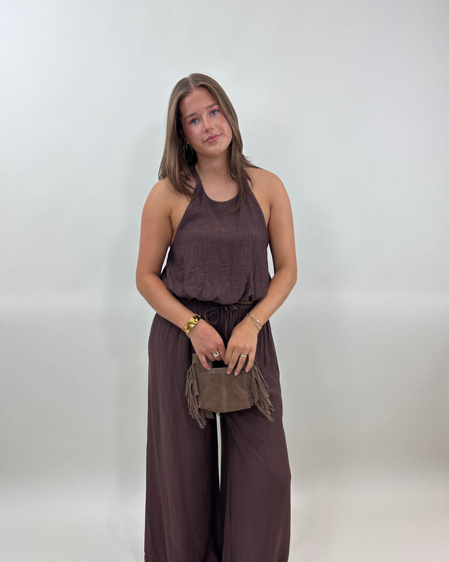  - Perla co-ord bruin - Your Style Fashion