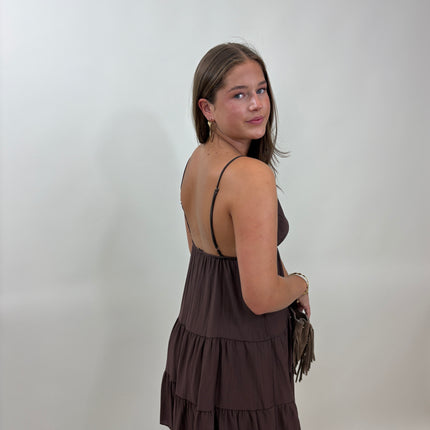 Fien dress bruin