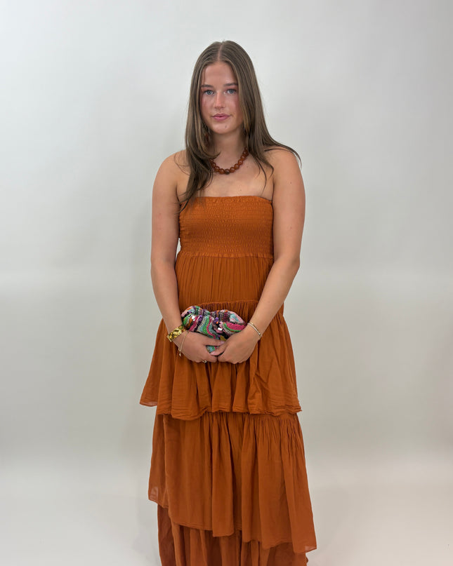  - Sophia dress terracotta - Your Style Fashion