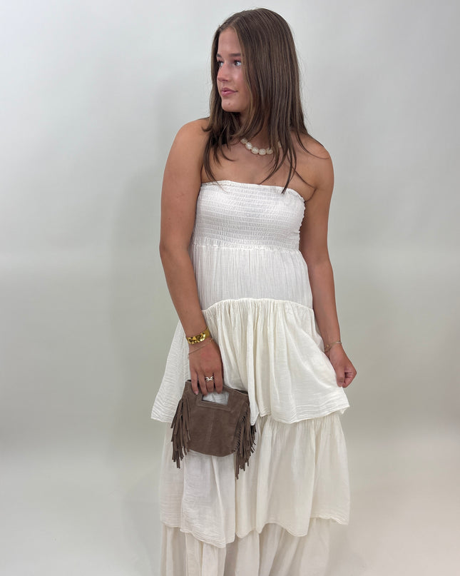  - Sophia dress off-white - Your Style Fashion