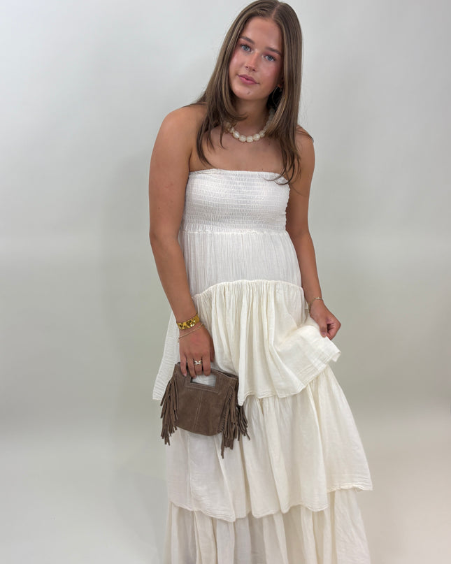  - Sophia dress off-white - Your Style Fashion