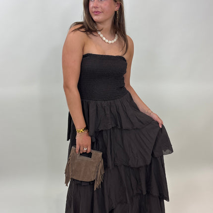 Sophia dress bruin