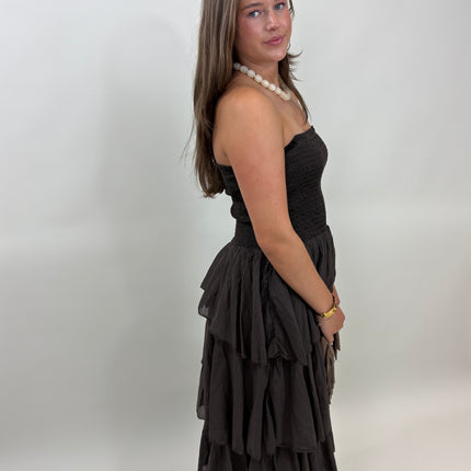 Sophia dress bruin