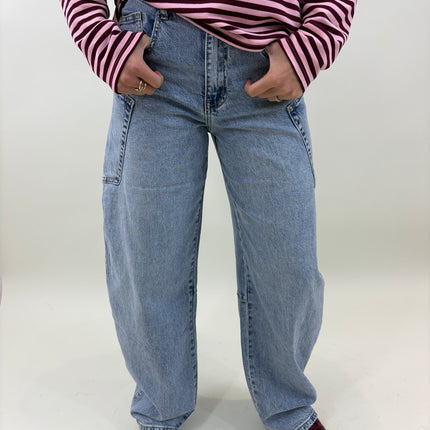 Balloon jeans met zak | Queen Hearts