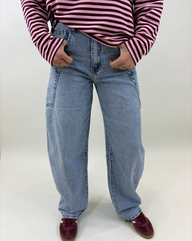 Balloon jeans met zak | Queen Hearts