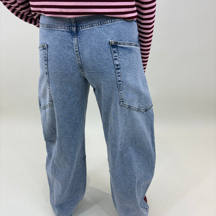 Balloon jeans met zak | Queen Hearts