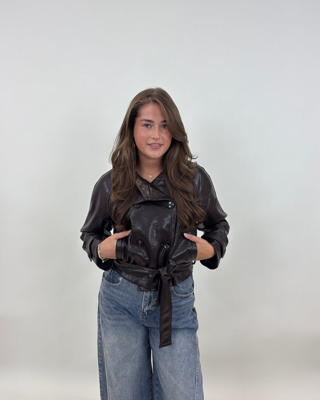  - Flo jacket bruin - Your Style Fashion
