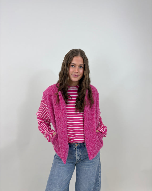 Jip gilet roze