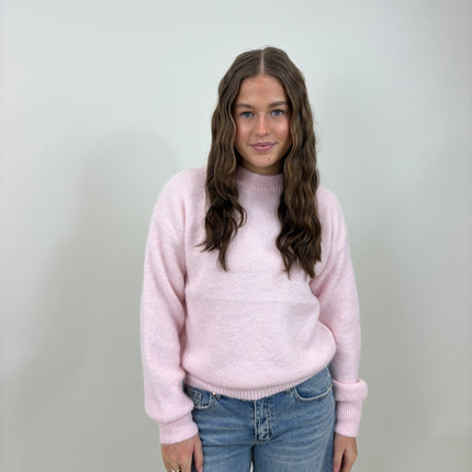 Iris sweater lichtroze