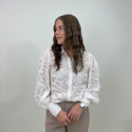  - Isabella blouse off-white - Your Style Fashion