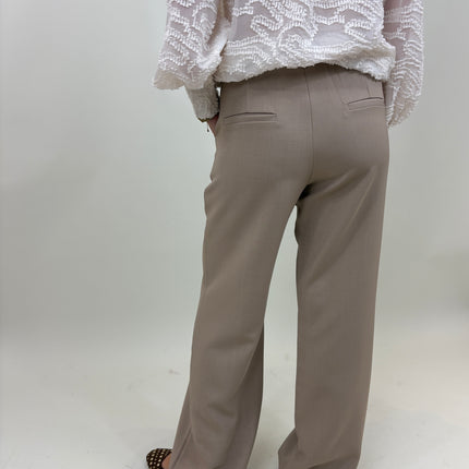  - Charlotte pantalon taupe - Your Style Fashion