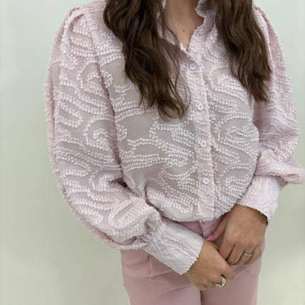  - Isabella blouse lichtroze - Your Style Fashion