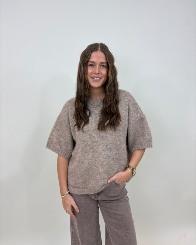 Esmee trui taupe