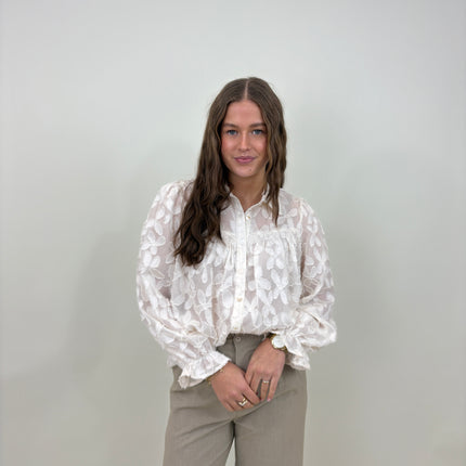  - Dina blouse off-white - Your Style Fashion