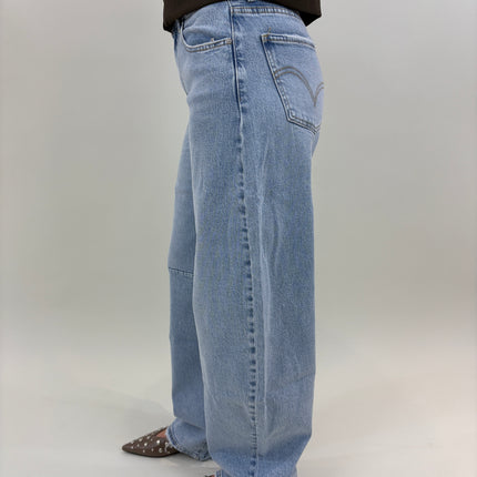  - Balloon jeans lichtblauw | Queen Hearts - Your Style Fashion