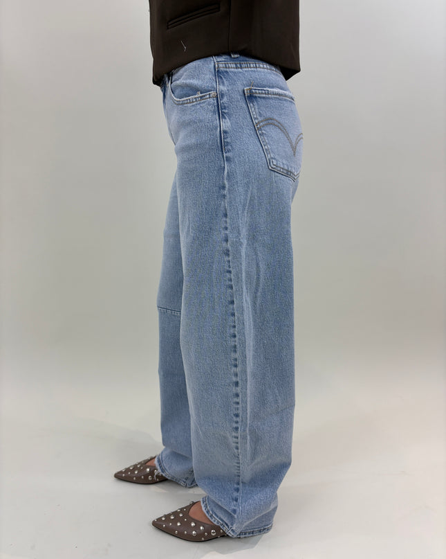  - Balloon jeans lichtblauw | Queen Hearts - Your Style Fashion