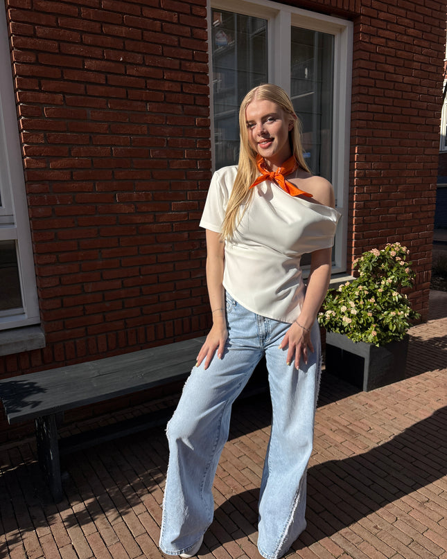  - Lieke off shoulder wit - Your Style Fashion