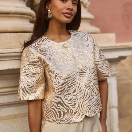  - Livia Jacket Gold | Freebird - Your Style Fashion