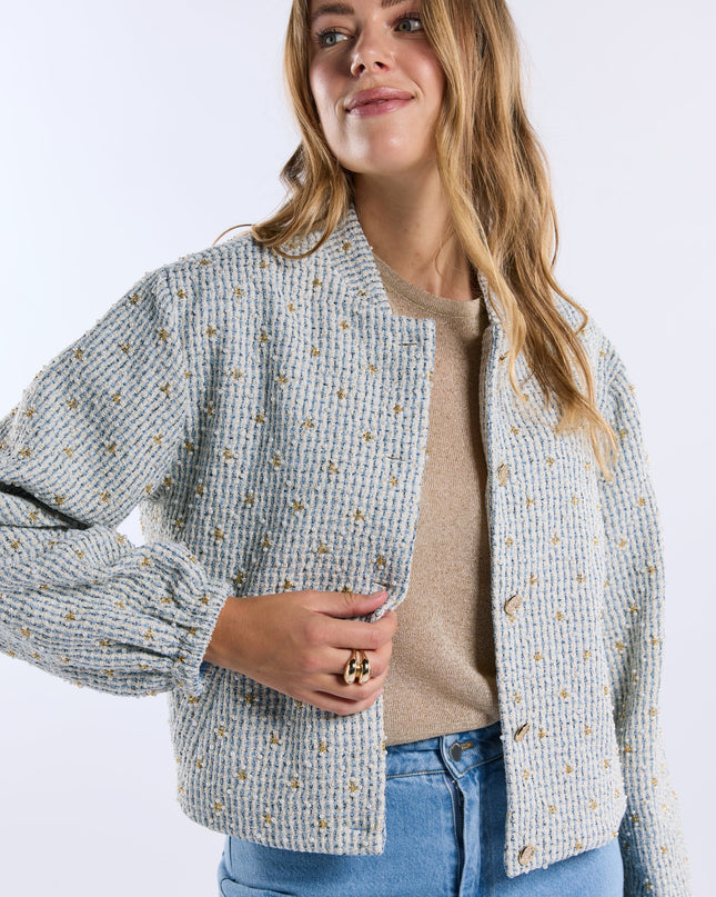  - Lola Jas Wit/Blauw | Freebird - Your Style Fashion