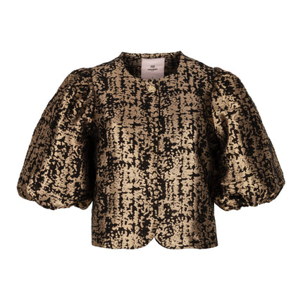 Livia Blouse Zwart/Goud | Freebird