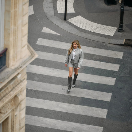 Lola Jacket Silver Grijs | Freebird