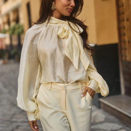  - Lolani Pants Wide Butter Yellow | Freebird - Your Style Fashion