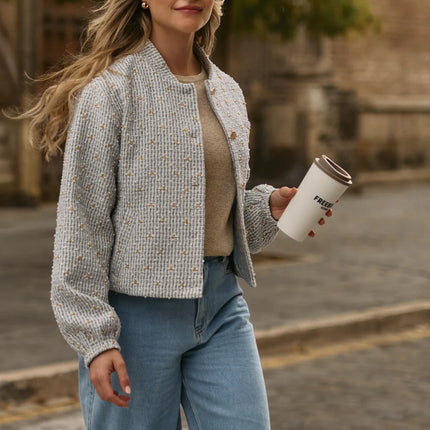  - Lola Jas Wit/Blauw | Freebird - Your Style Fashion