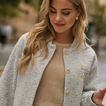  - Lola Jas Wit/Blauw | Freebird - Your Style Fashion