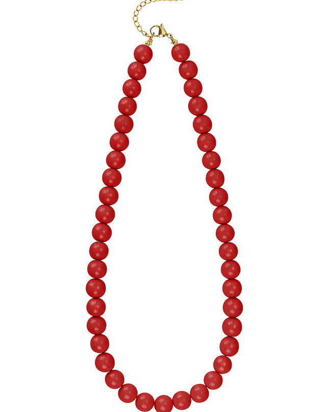 Parelketting klein Rood