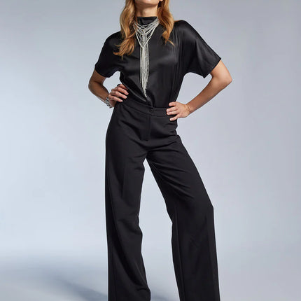 Tansy Ss Top Zwart | Freebird