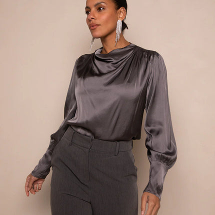 Teske LS Blouse Grijs | Freebird