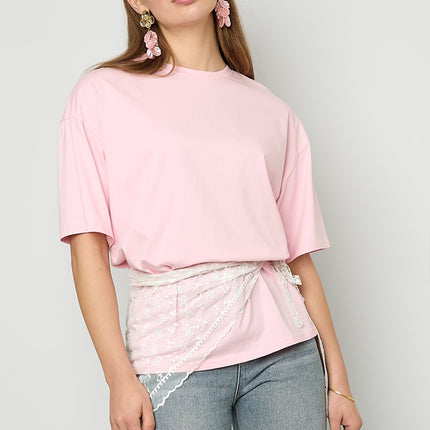  - Kanten sjaal zwart - Your Style Fashion