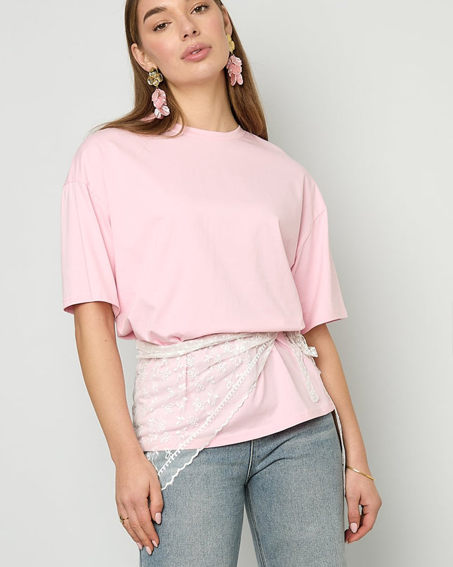  - Kanten sjaal zwart - Your Style Fashion