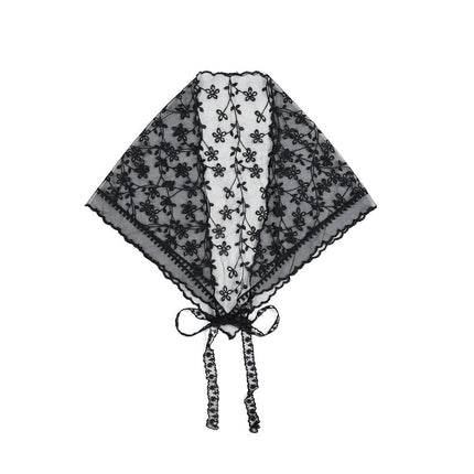  - Kanten sjaal zwart - Your Style Fashion